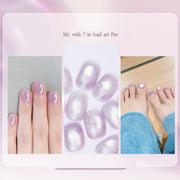 Seven in one Eye Nail Enamel Lazy nail polish