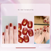 Seven in one Eye Nail Enamel Lazy nail polish