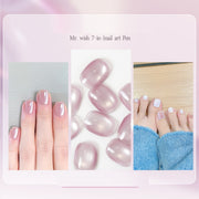 Seven in one Eye Nail Enamel Lazy nail polish