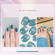Seven in one Eye Nail Enamel Lazy nail polish