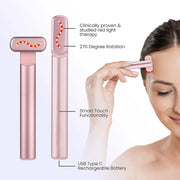 RUBIORA 4-in-1 Facial Therapy Wand